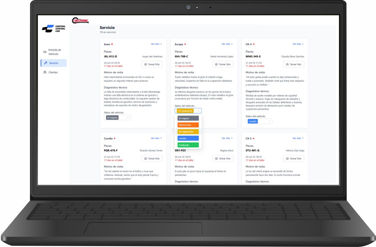 Servicios del taller